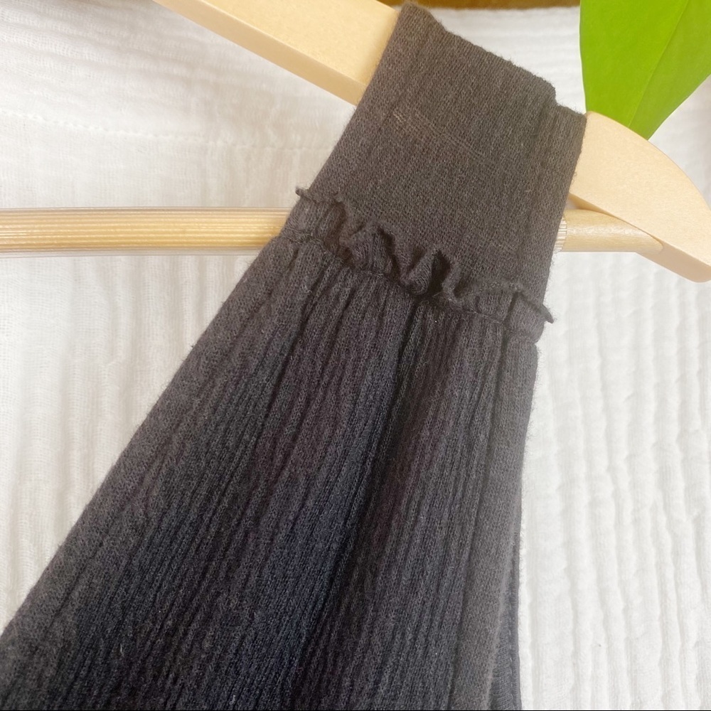 SANCTUARY DELPHINA TIERED BLACK MAXI DRESS - Picture 14 of 15